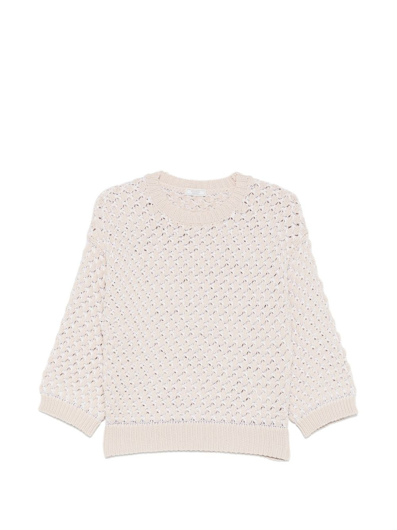 open-knit sweater 1