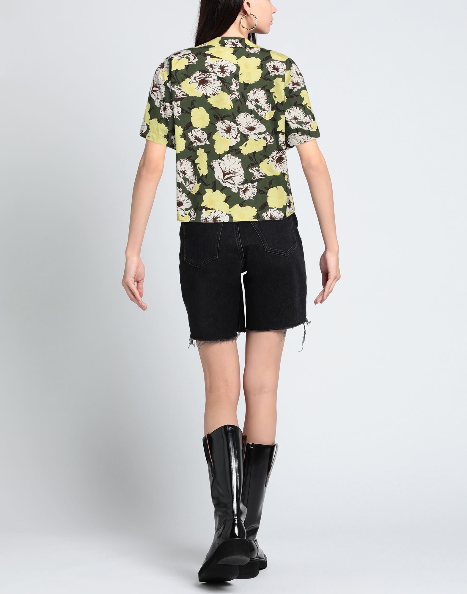 Dark green Women's Floral Shirts & Blouses - 3