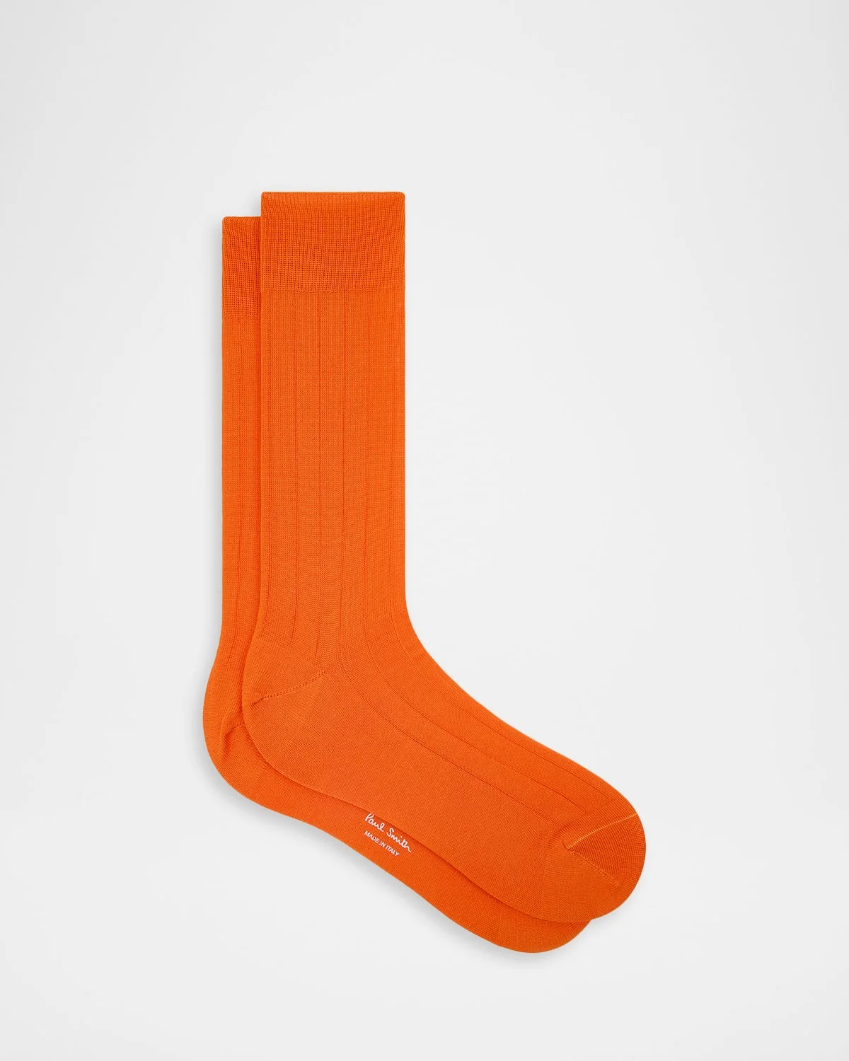 Men's Ribbed Mercerized Cotton Calf-Length Socks - 1