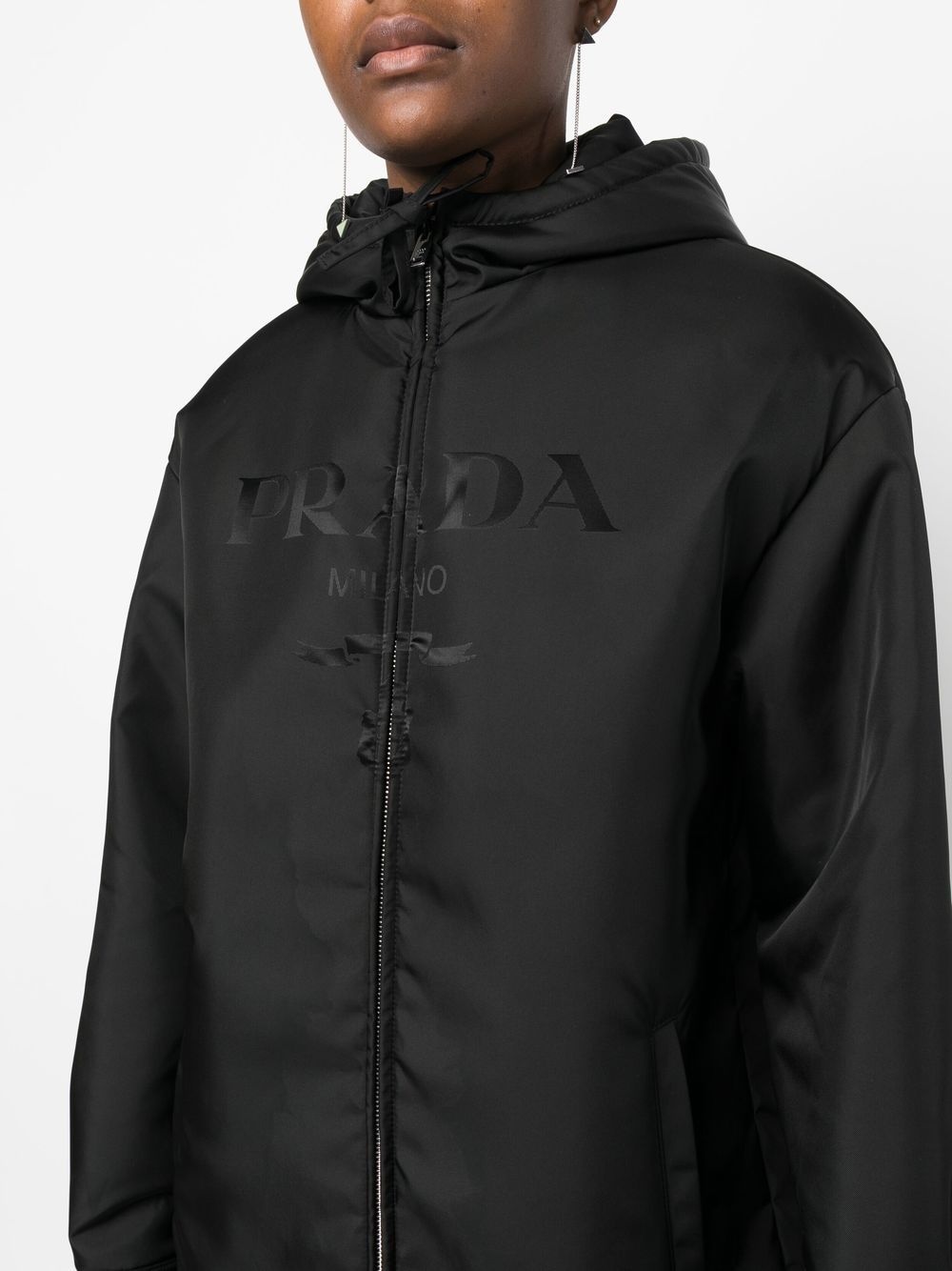 Re-Nylon hooded jacket - 5