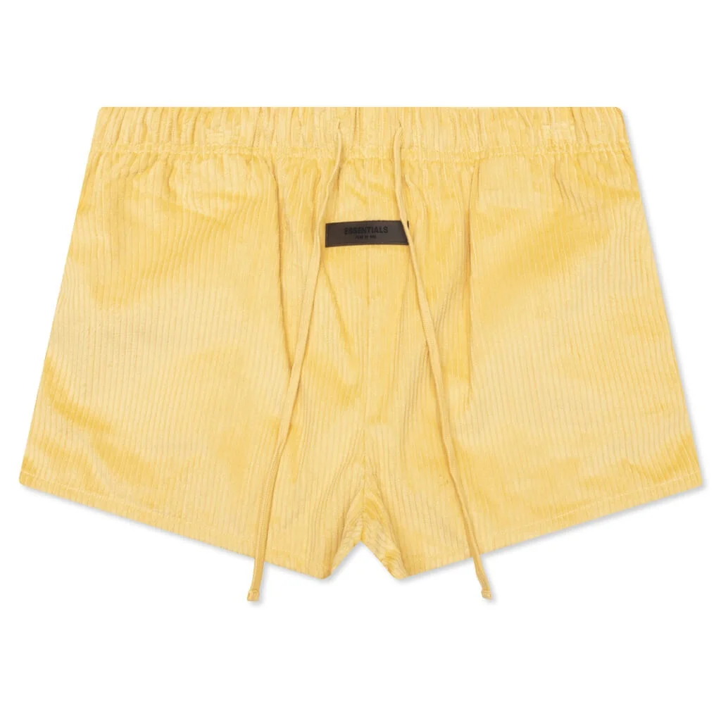 WOMEN'S CORDUROY DOCK SHORT - LIGHT TUSCAN - 1