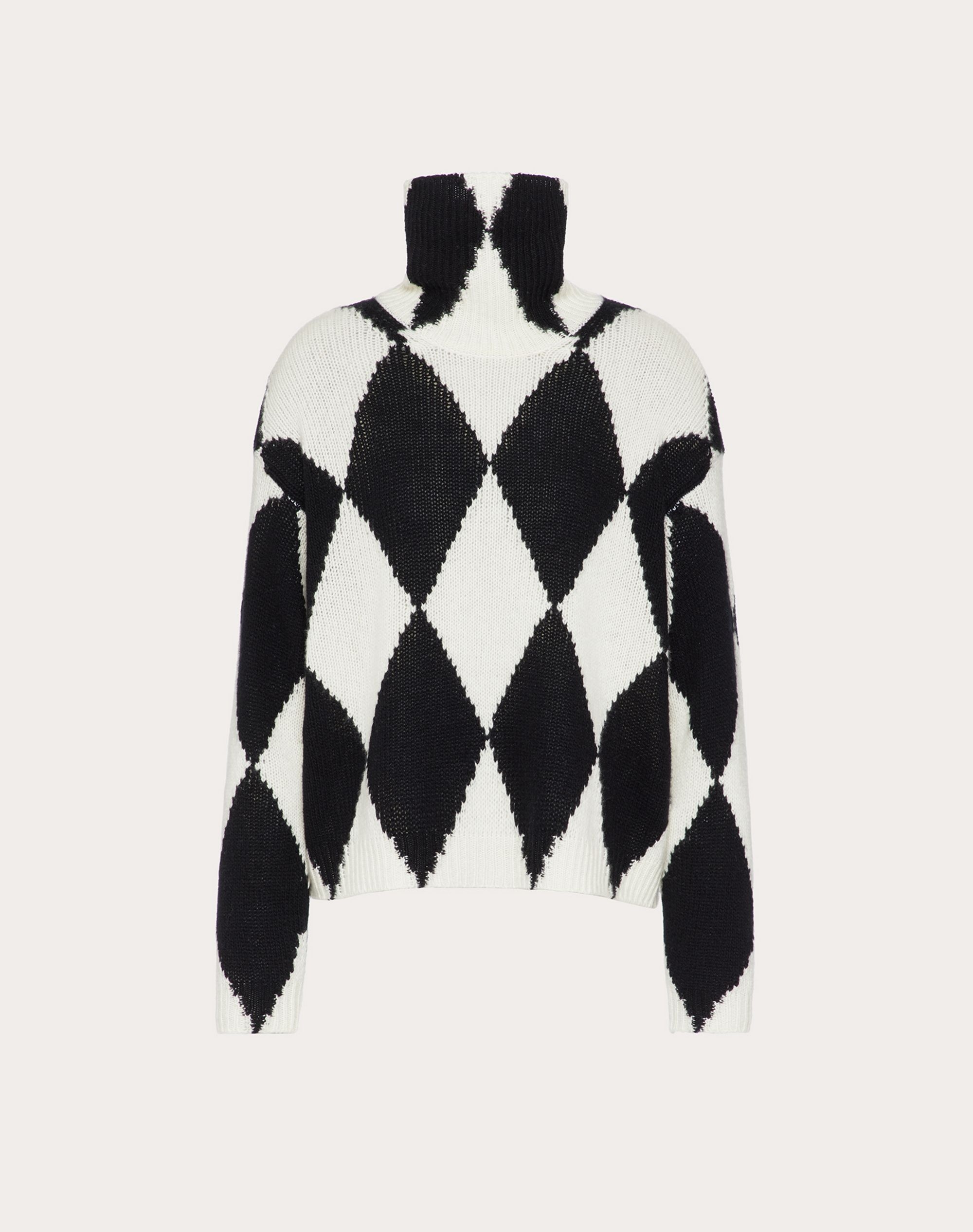 CASHMERE WOOL JACQUARD SWEATER - 1