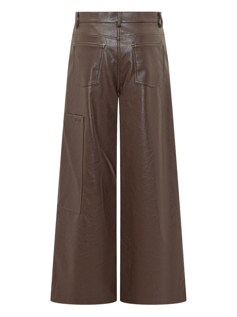 MSGM leather trousers outlook