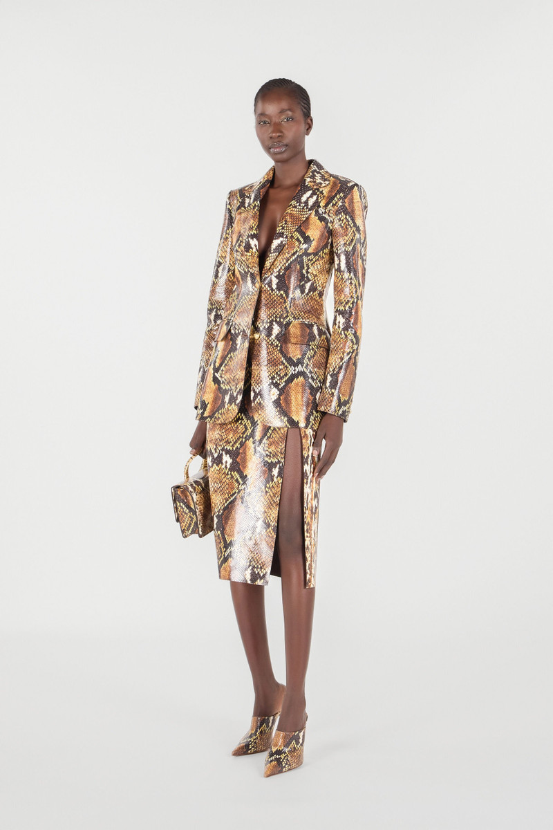 Roberto Cavalli Python Print Skirt outlook
