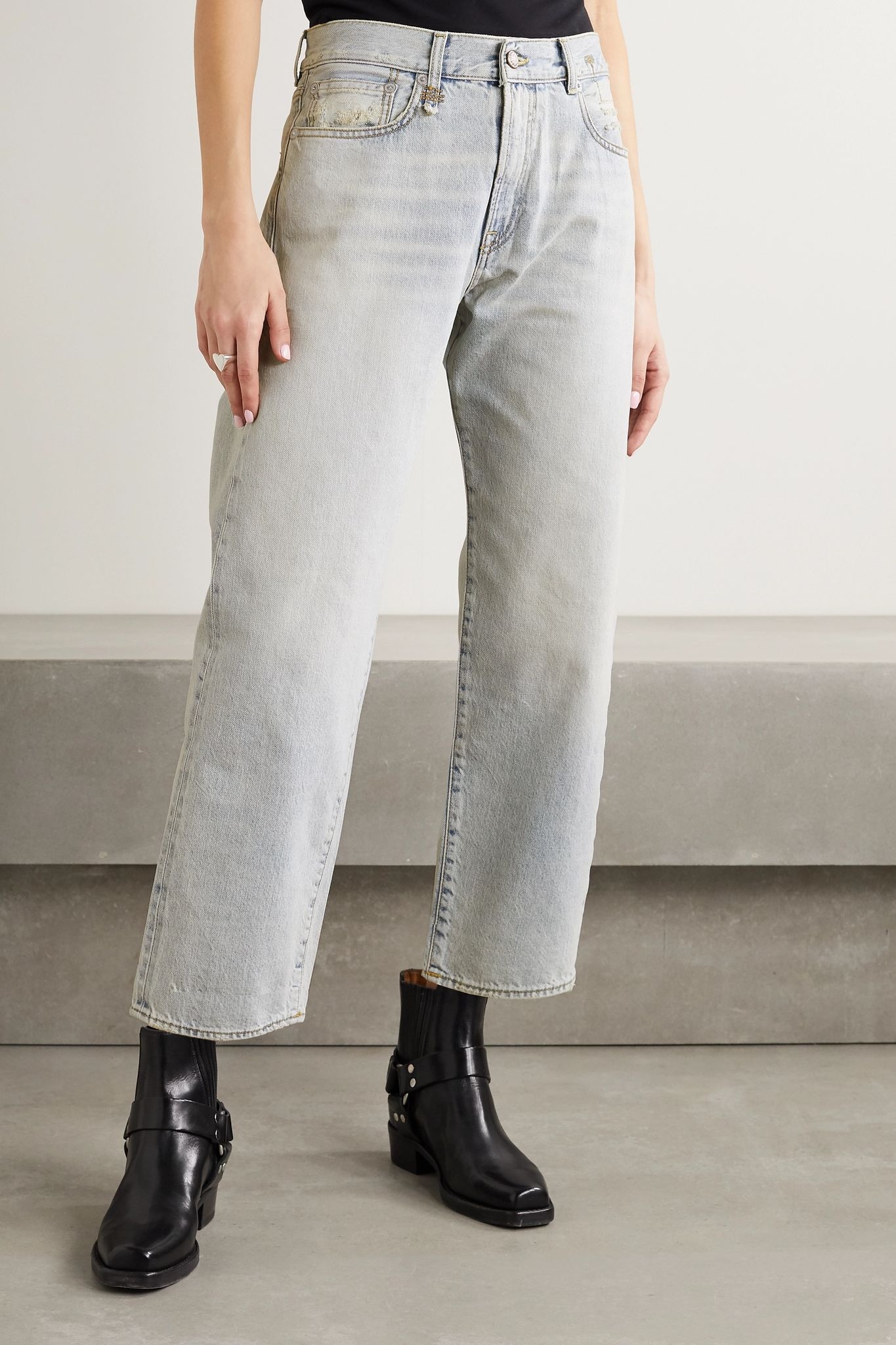 Mid-rise boyfriend jeans - 3