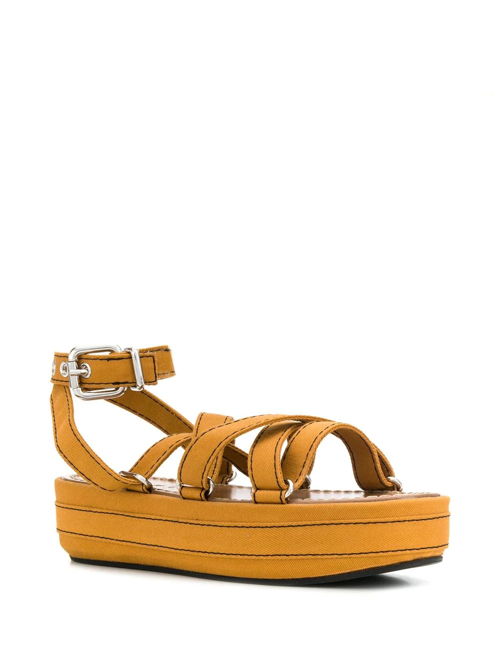 strappy platform sandals - 2