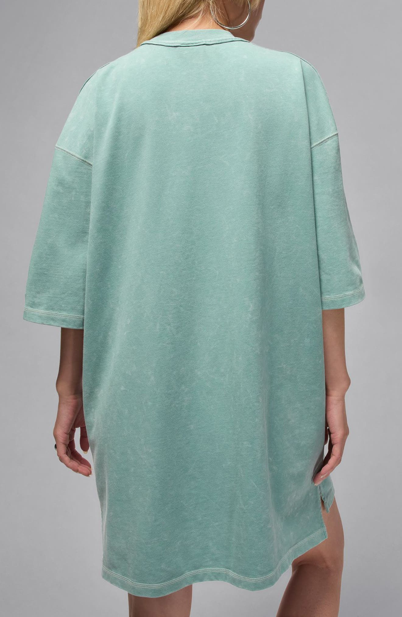 Jordan Flight Oversize Graphic T-Shirt Dress in Cannon/Sail at Nordstrom - 2
