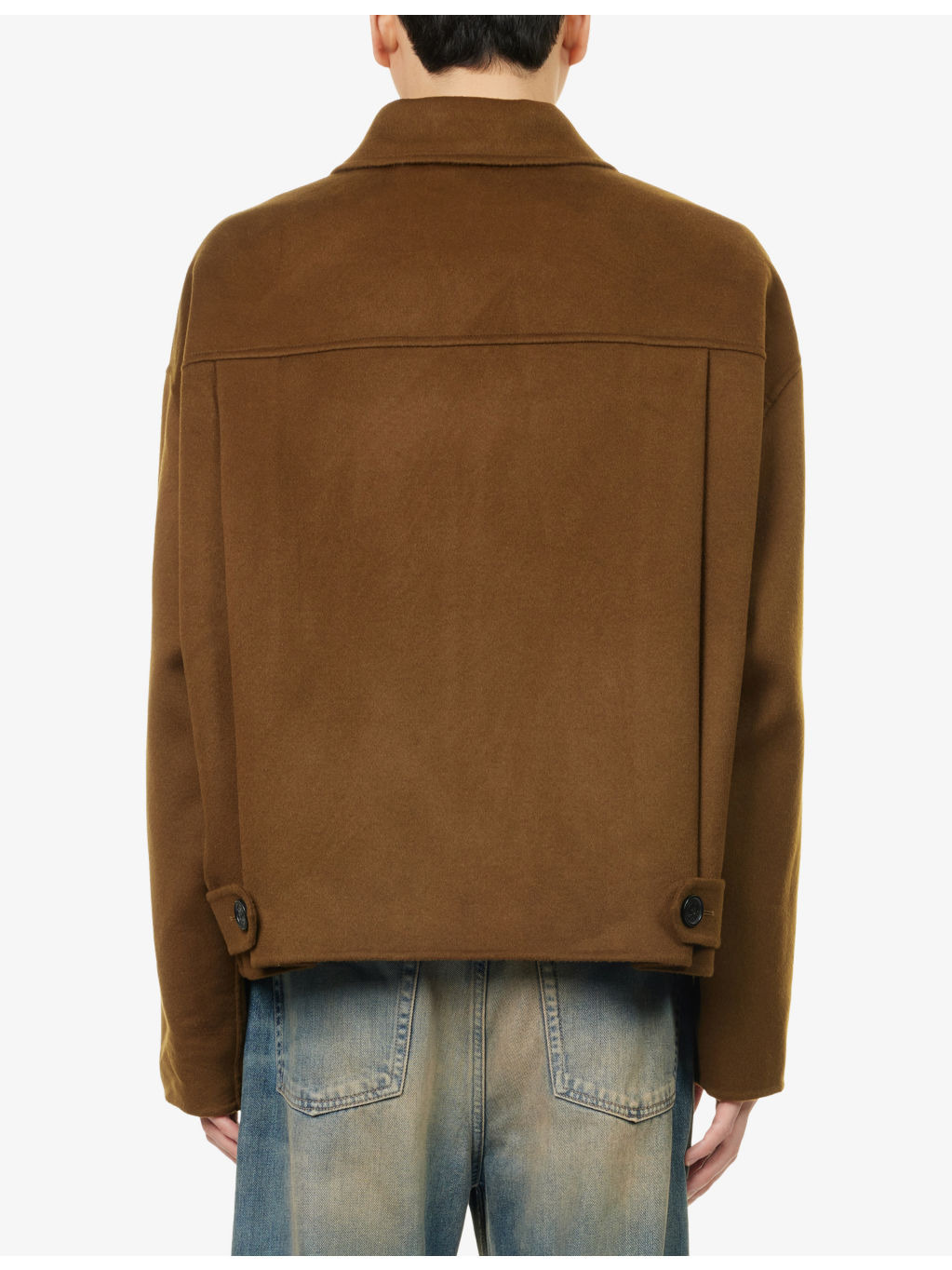 Brushed Relaxed-Fit Wool And Cashmere Jacket - 4