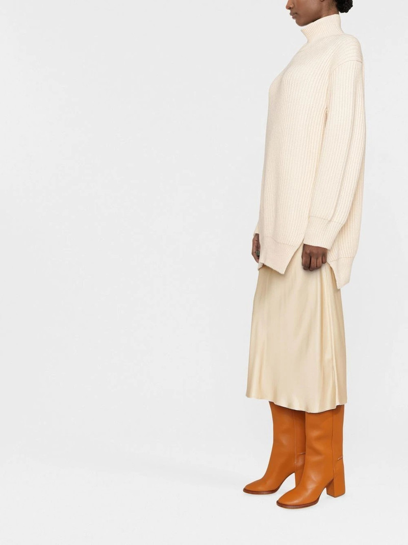 roll-neck ribbed-knit jumper 3