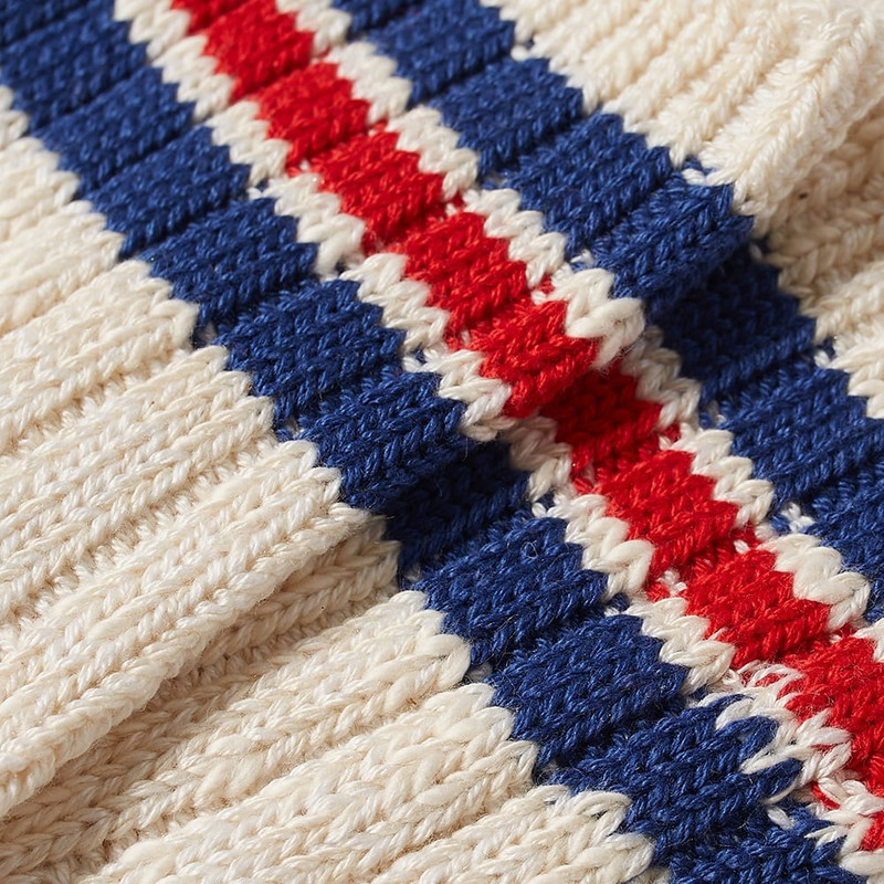 ANONYMOUSISM Anonymous Ism 3 Line Slub Sock outlook