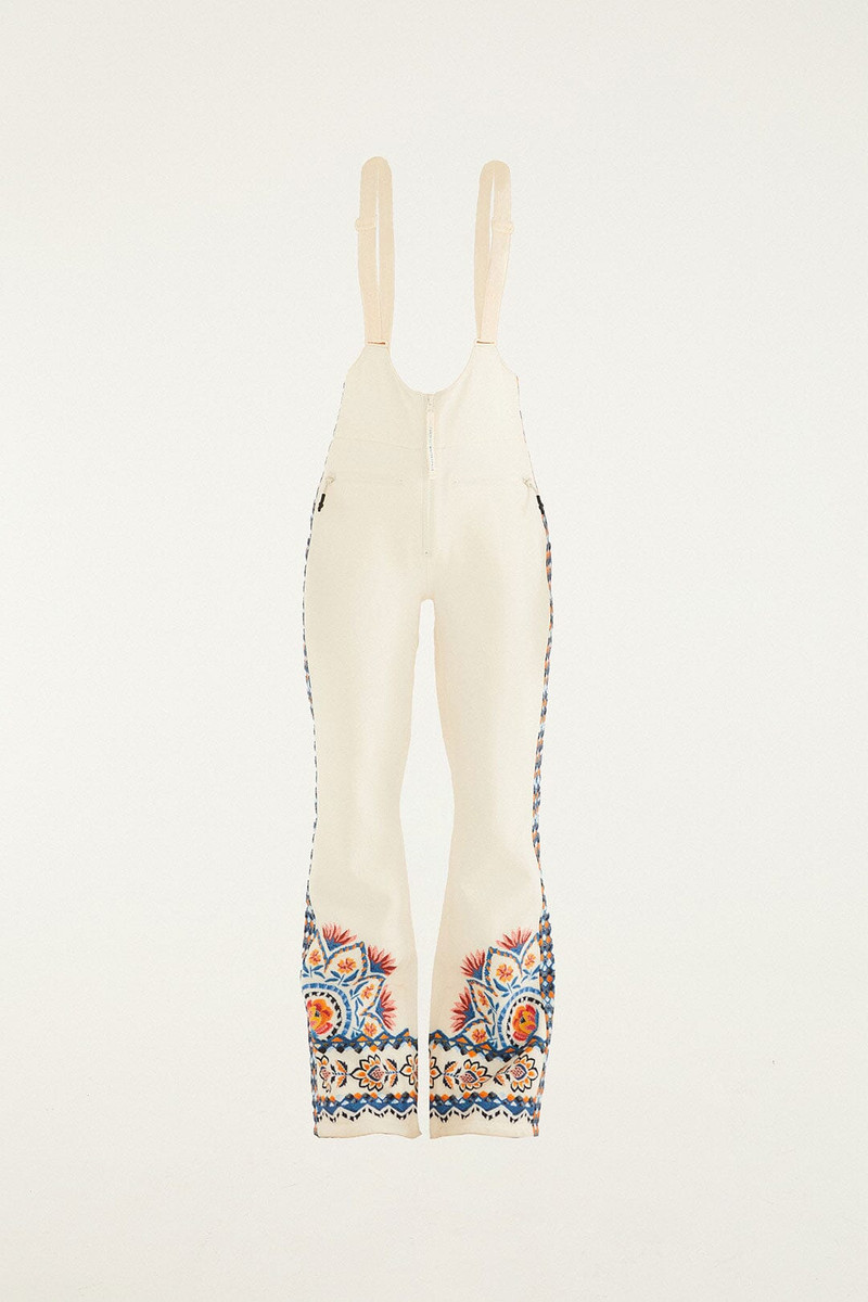 Off-White Lucy Floral Suspenders Ski Pants - 1