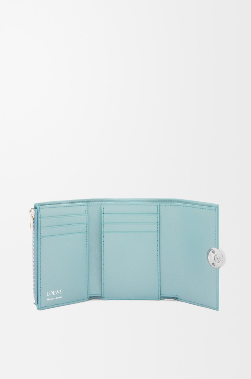 Loewe Pebble small vertical wallet in shiny nappa calfskin outlook