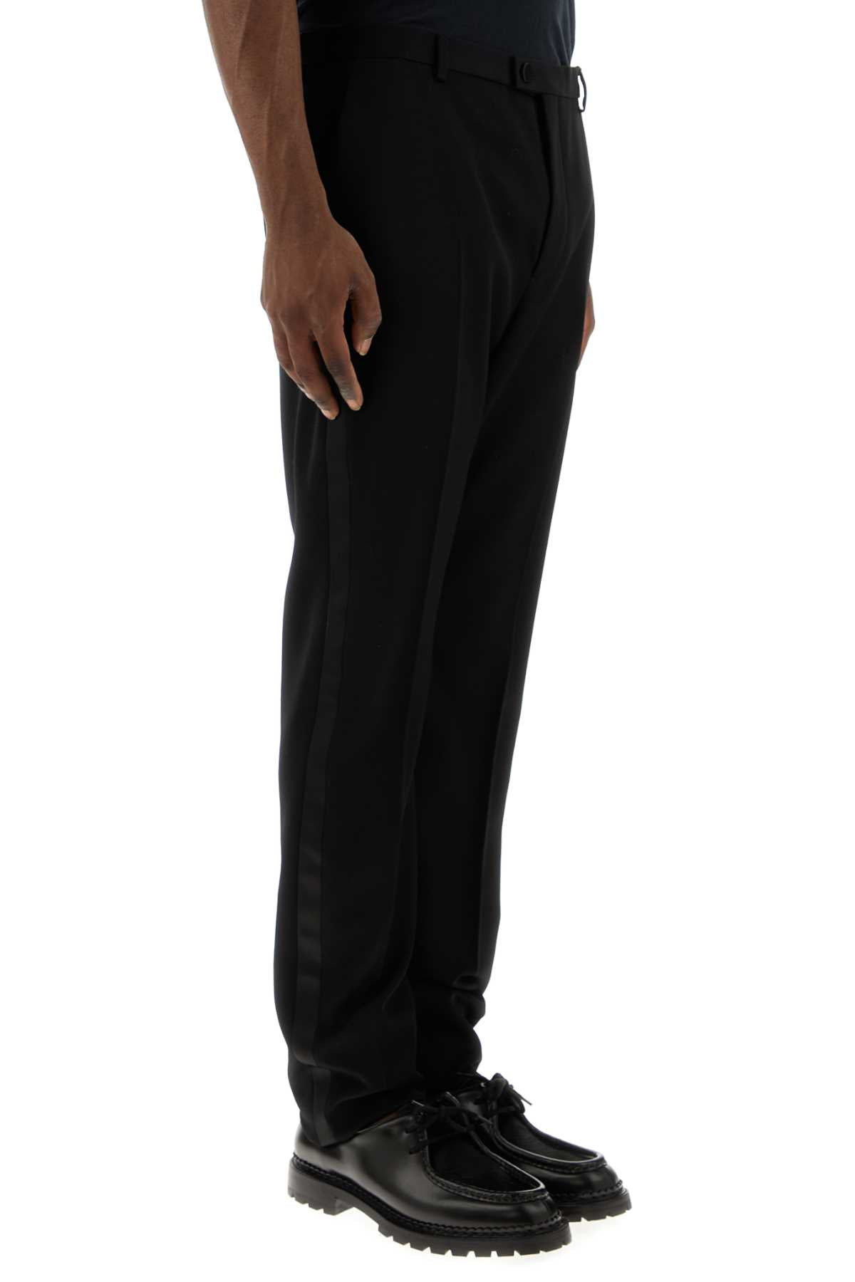 Saint Laurent Men Black Wool Pant - 3