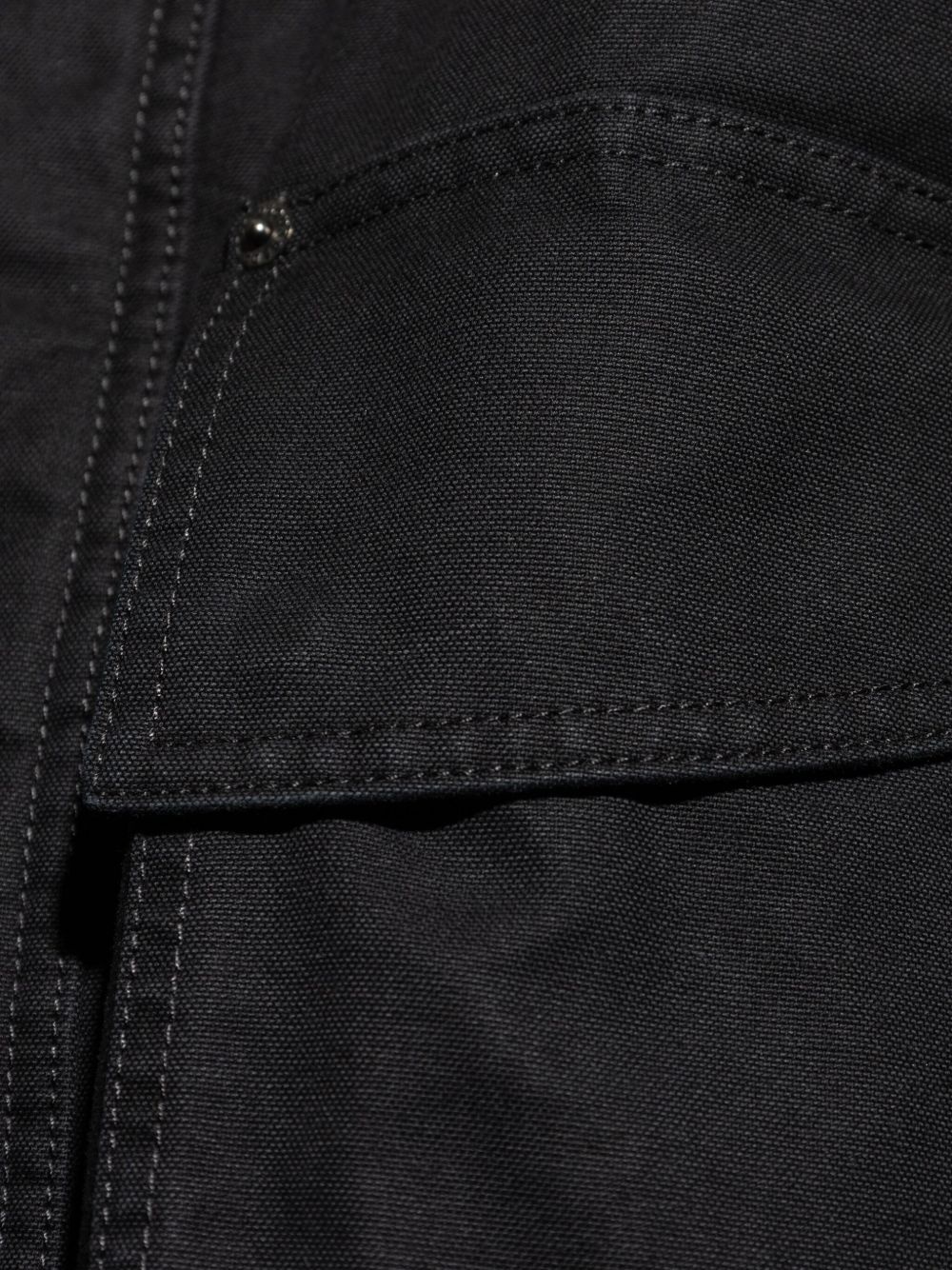 faux fur-collar bomber jacket - 5