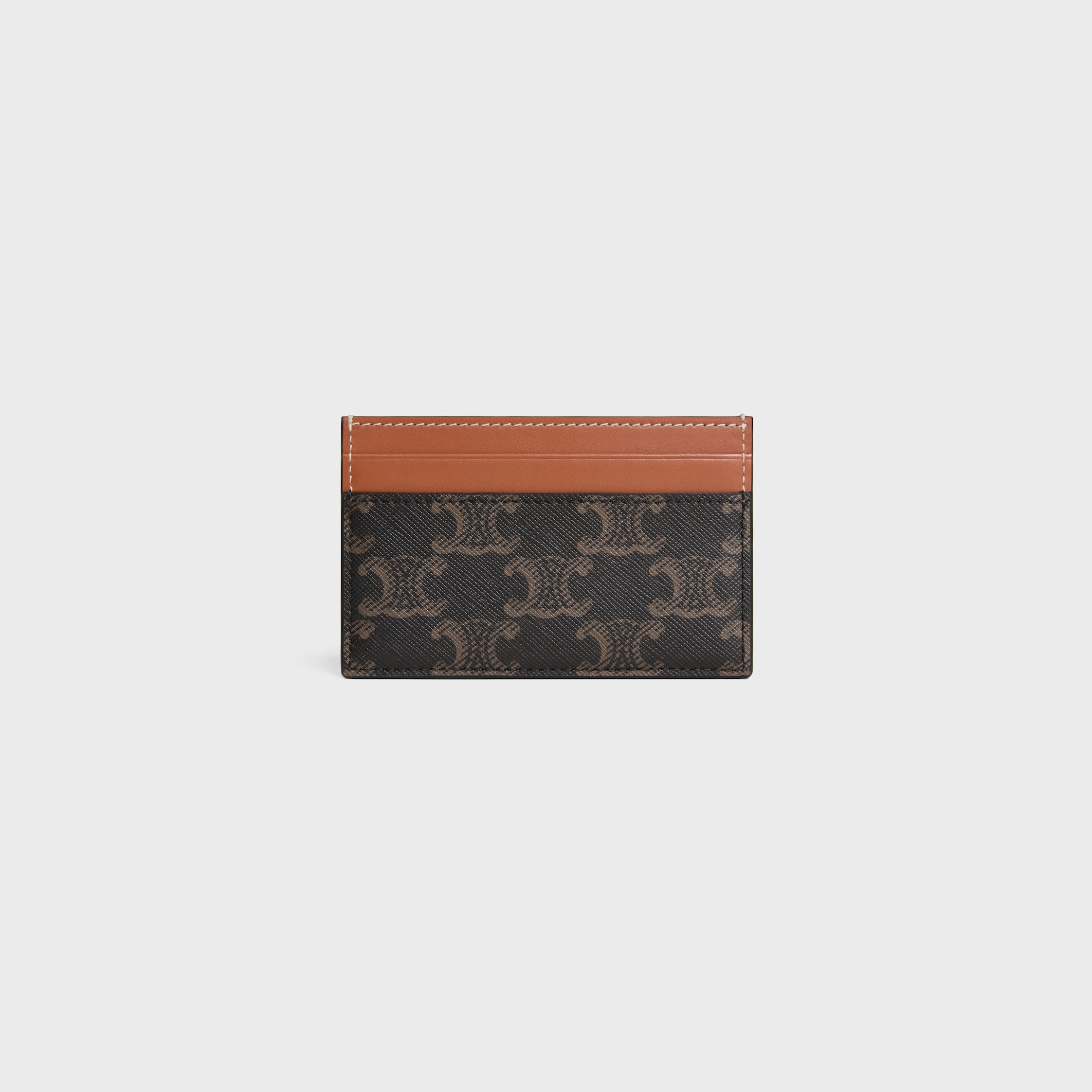 MEDIUM CARD HOLDER IN Triomphe canvas AND calfskin - 3