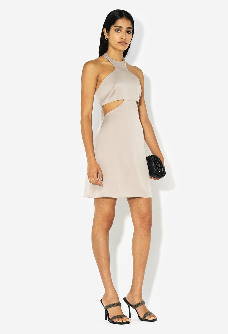 John Elliott SILK HALTER DRESS outlook