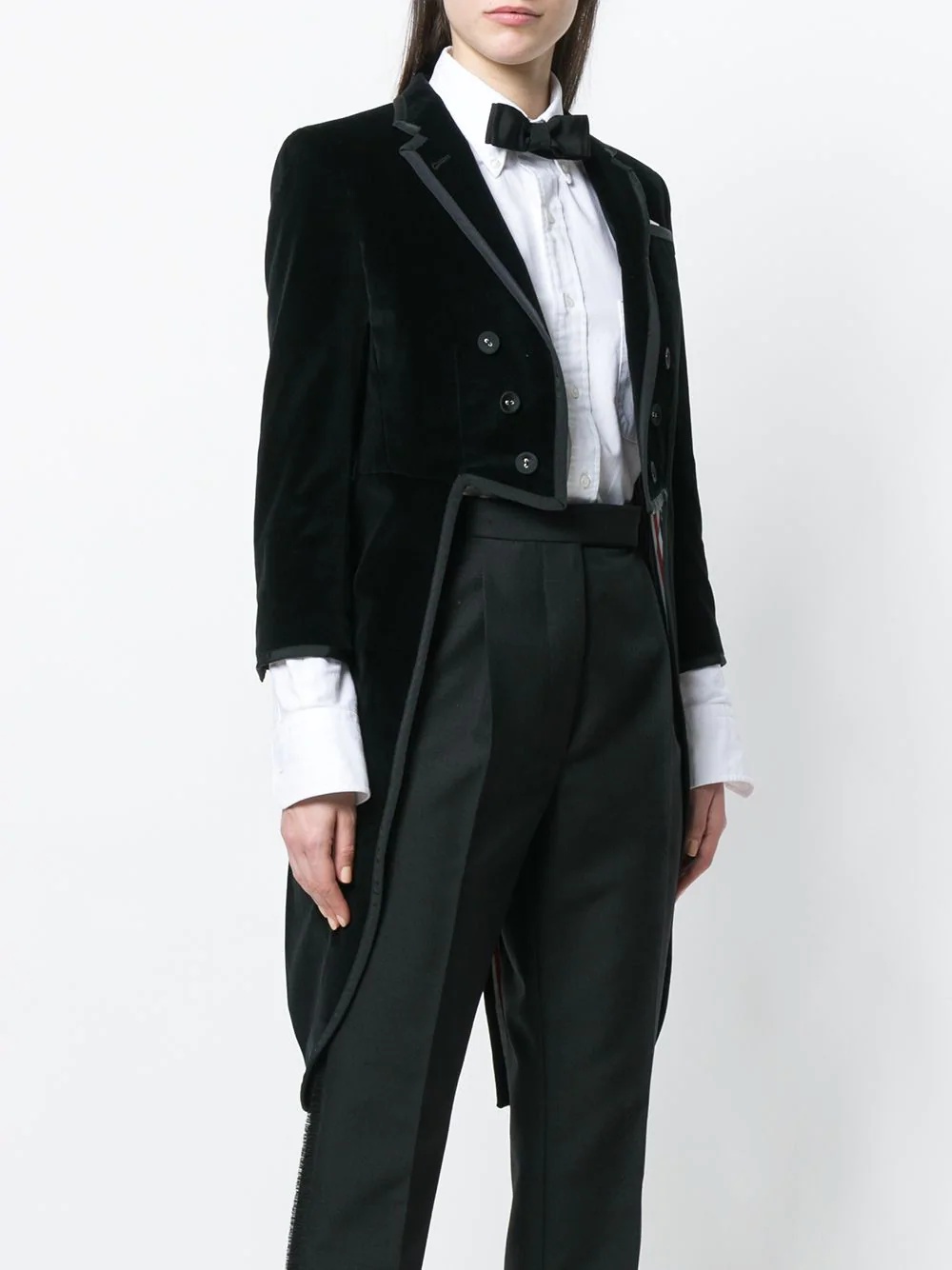 Tonal Grosgrain-tipped Tailcoat In Velvet - 3