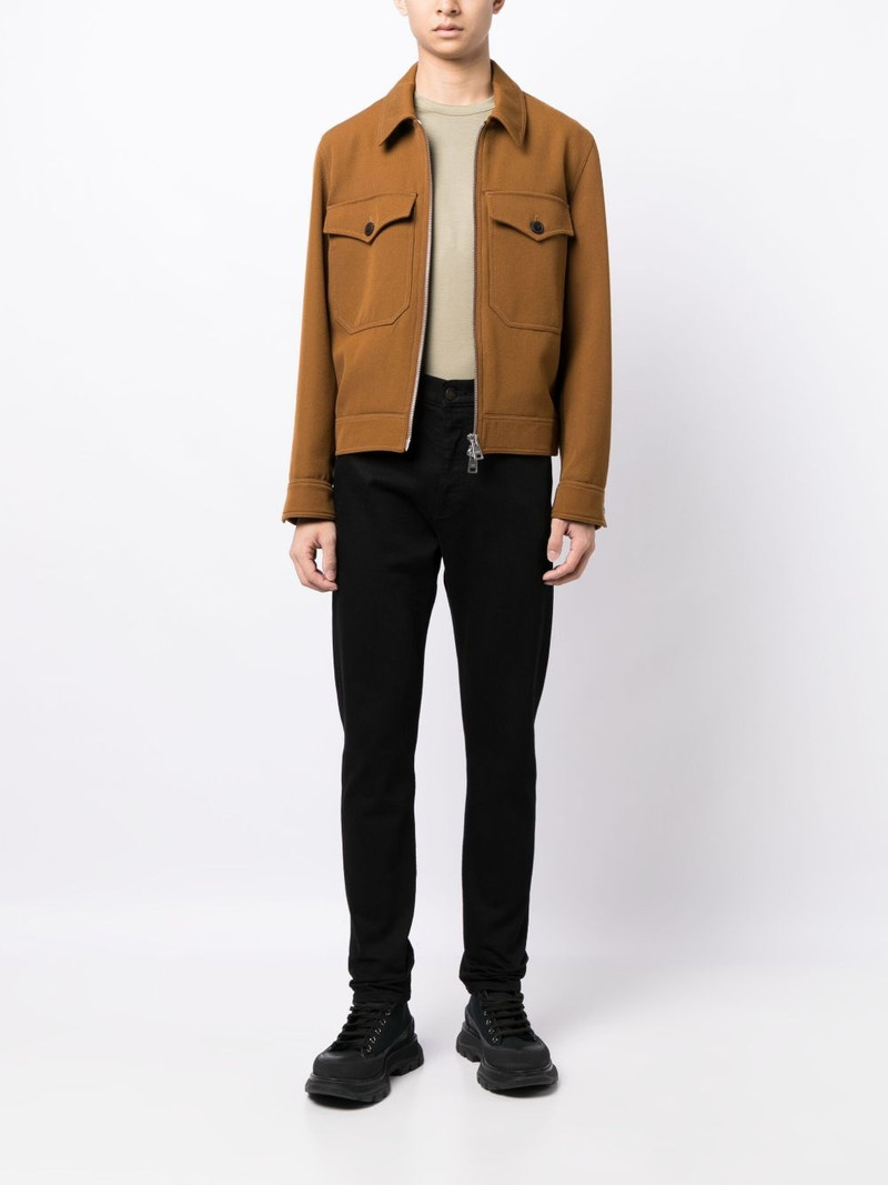 BOSS logo-tag cotton-lyocell blend T-shirt outlook