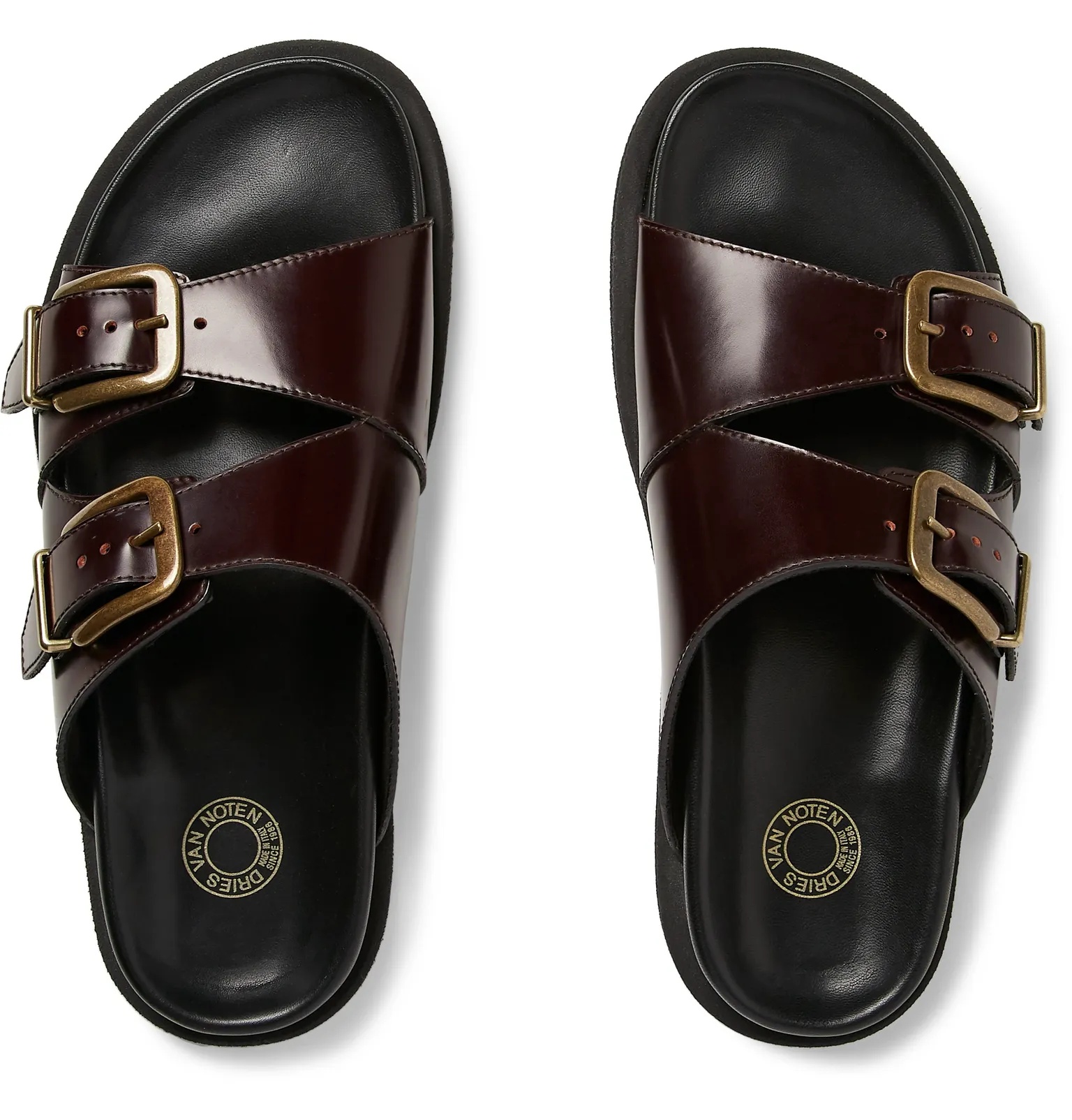 Leather Slides - 4