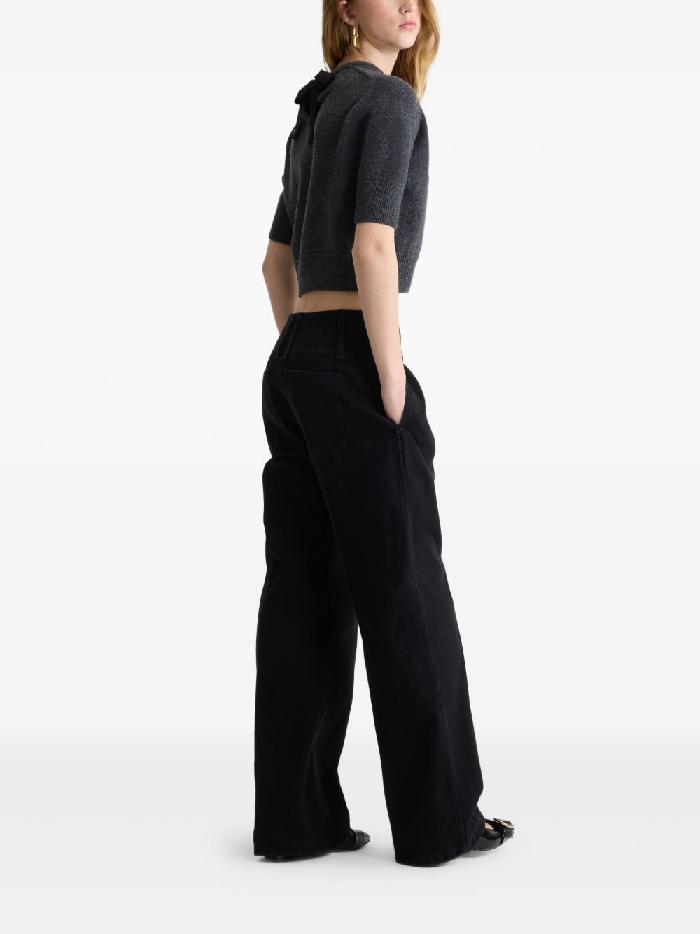 logo-embroidered sweater - 3