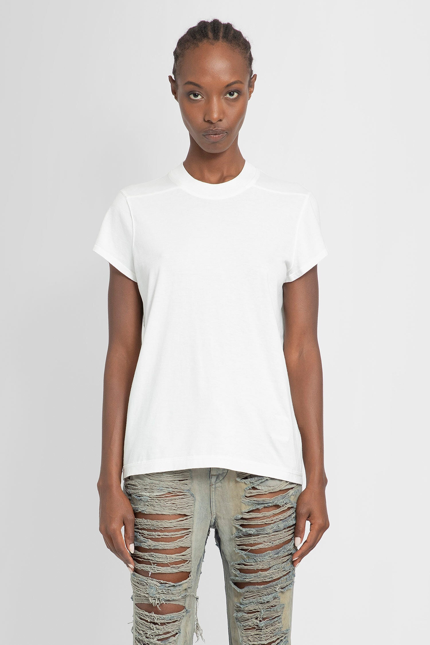 RICK OWENS WOMAN WHITE T-SHIRTS - 1