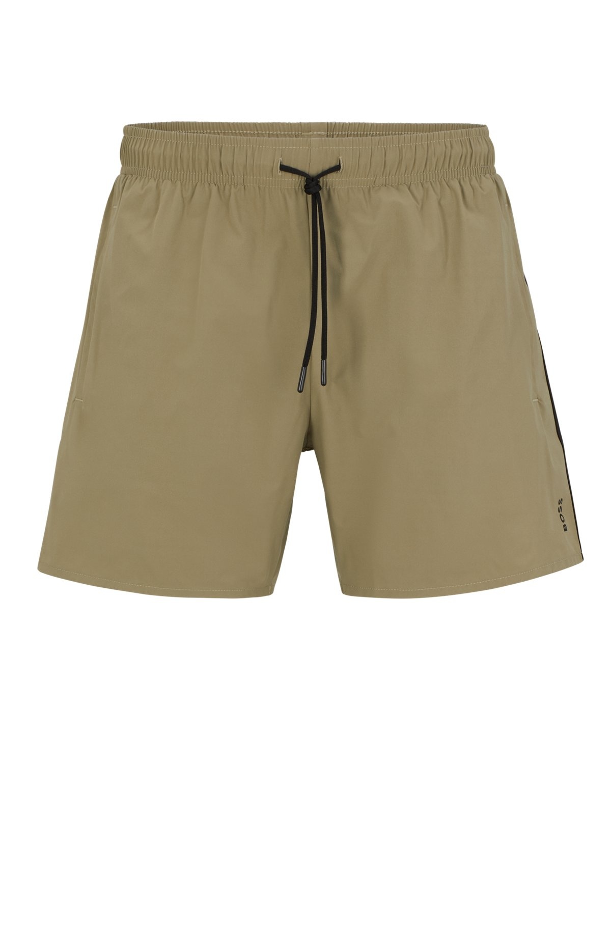 SWIM SHORTS WITH SIGNATURE STRIPE AND LOGO - 1