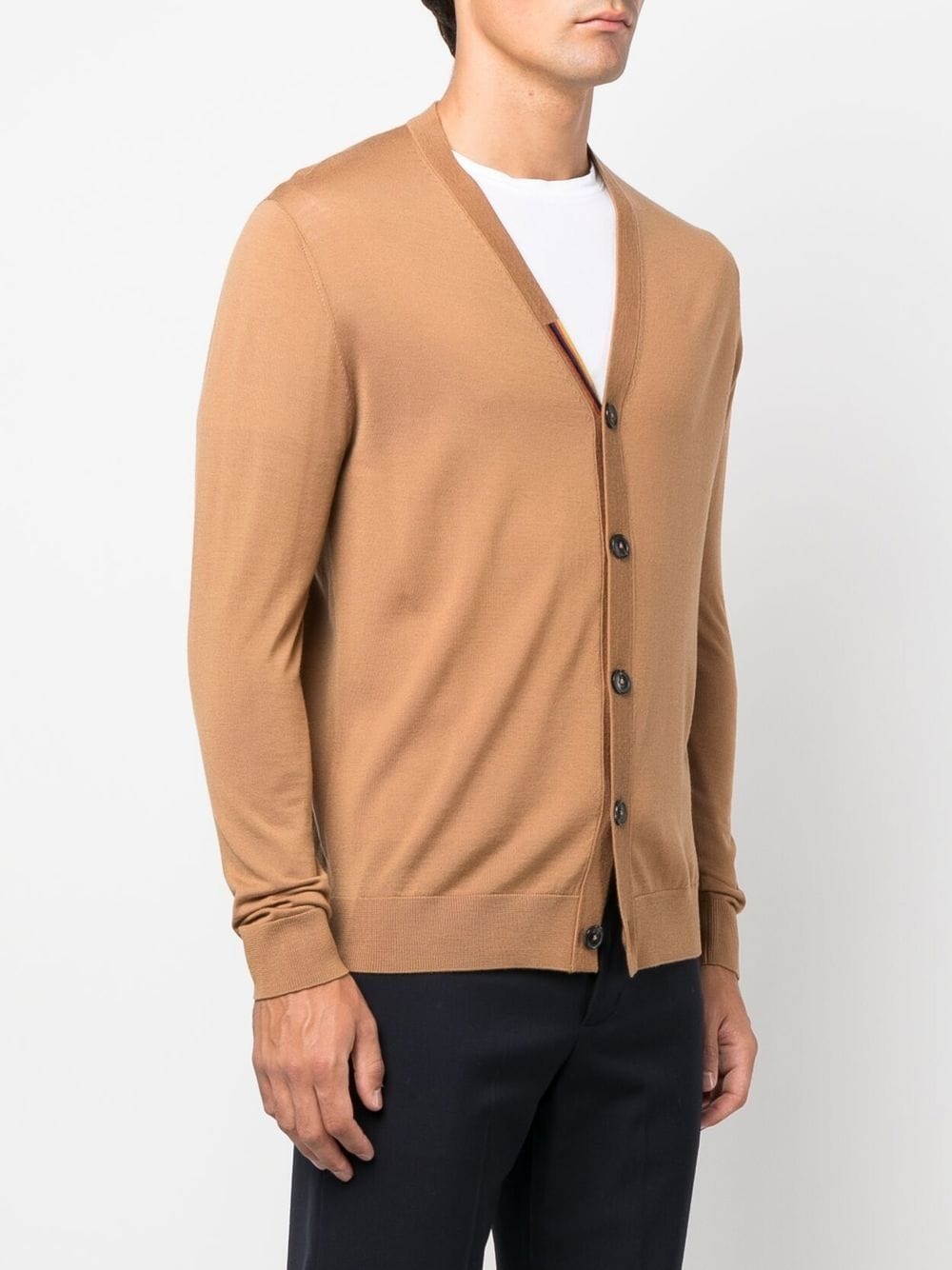 V-neck merino cardigan - 3