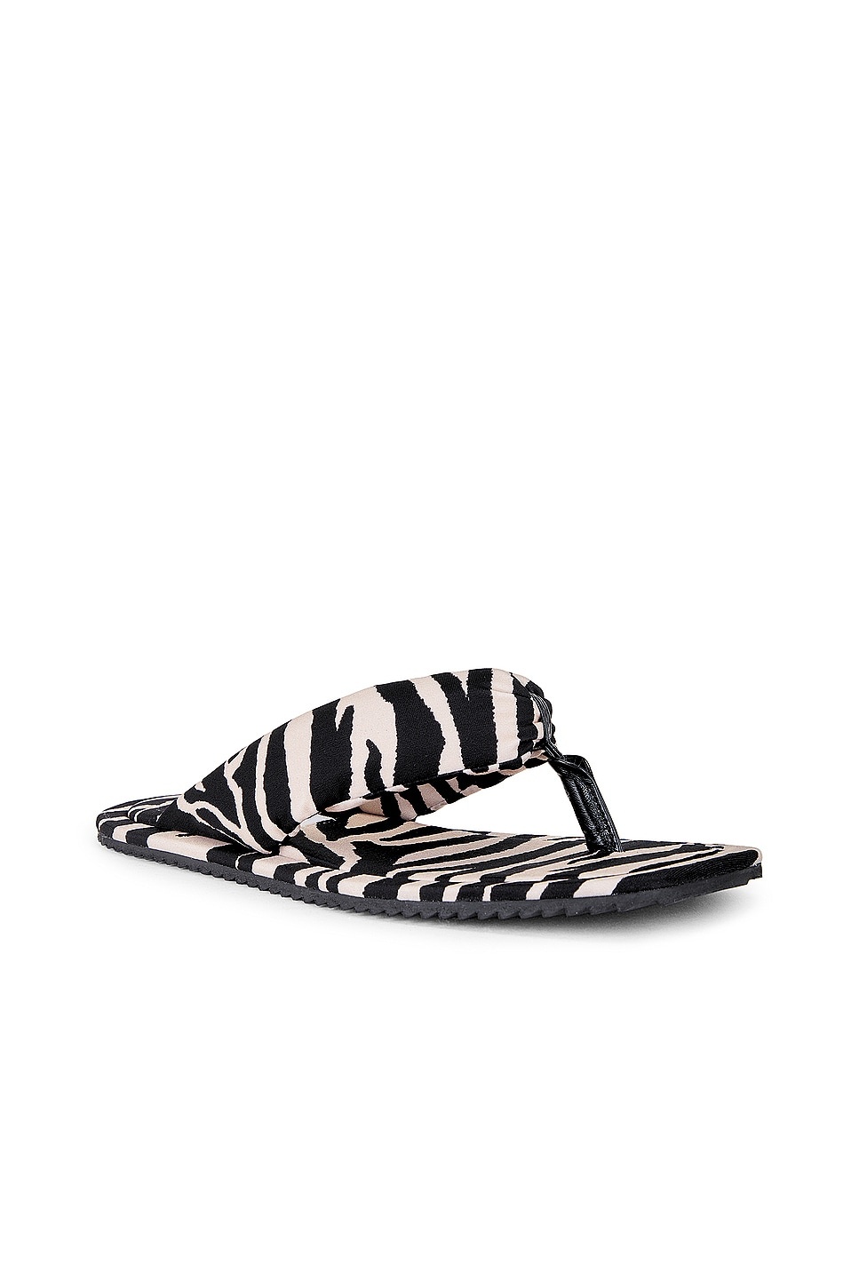 Zebra Printed Indie Flat Thong Sandal - 2