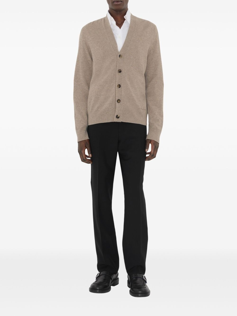 mélange-effect cardigan - 2