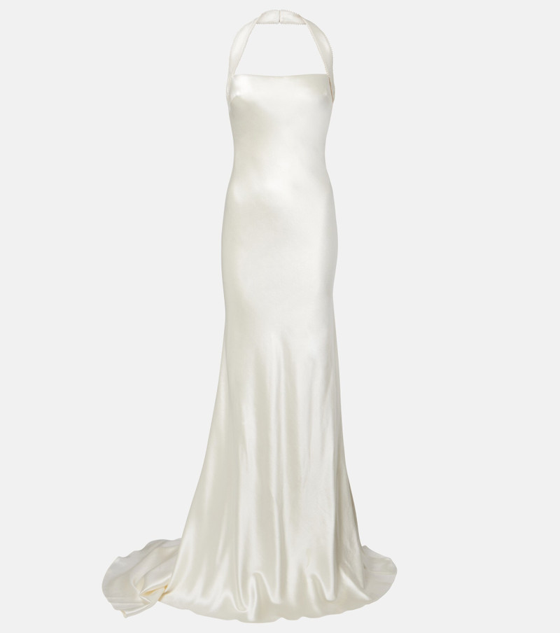Bridal Presley wool and silk gown 1