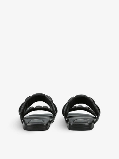 Dries Van Noten Padded branded-insole leather sliders outlook