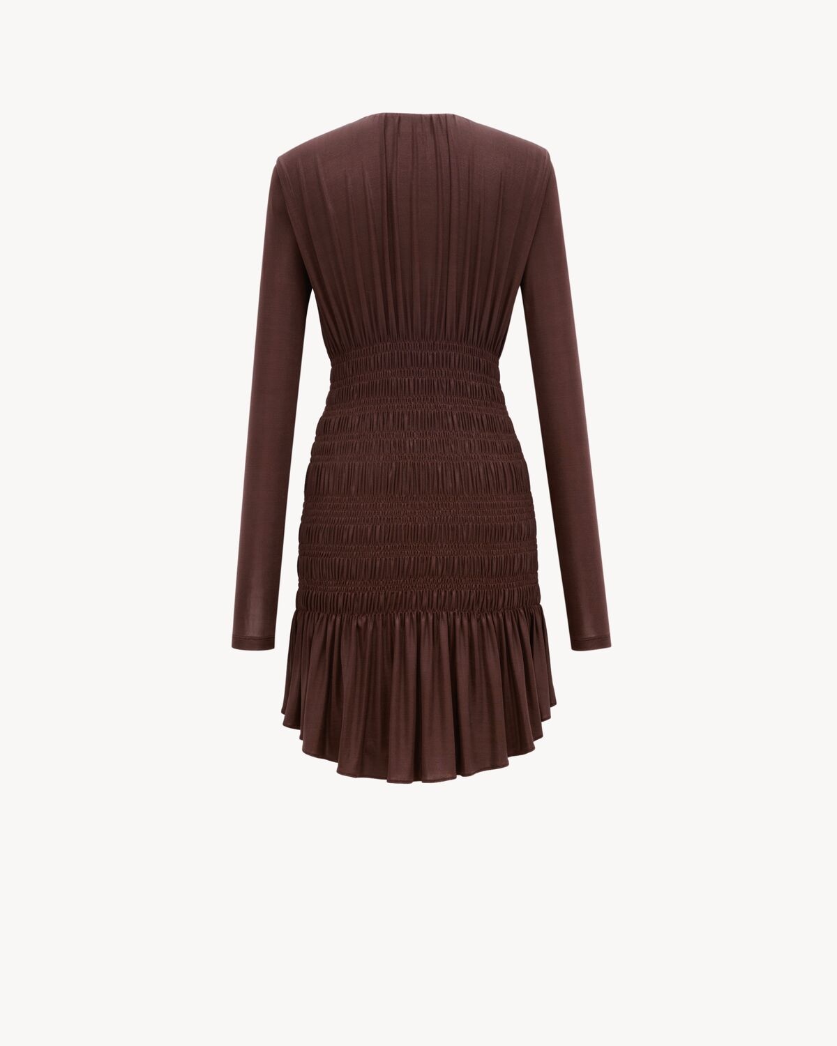 SMOCKED DRESS IN LAMÉ JERSEY - 2