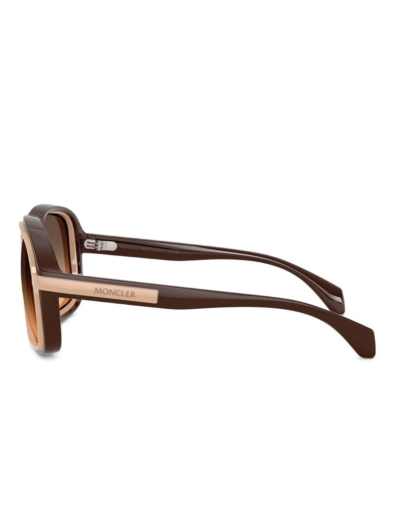 two-tone pilot-frame sunglasses 3