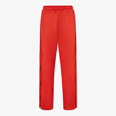 FENDI Red tech mesh pants outlook