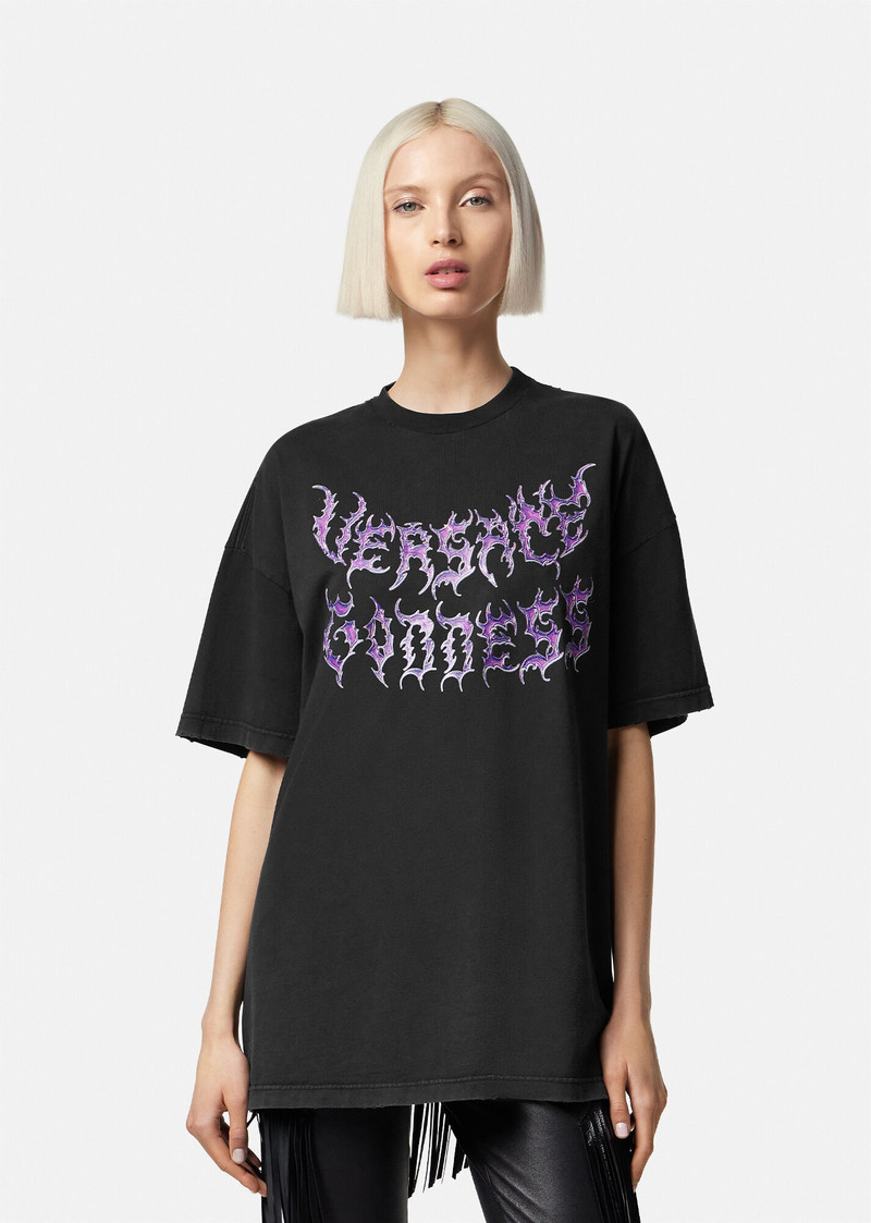 Versace Goddess Oversized T-Shirt 3