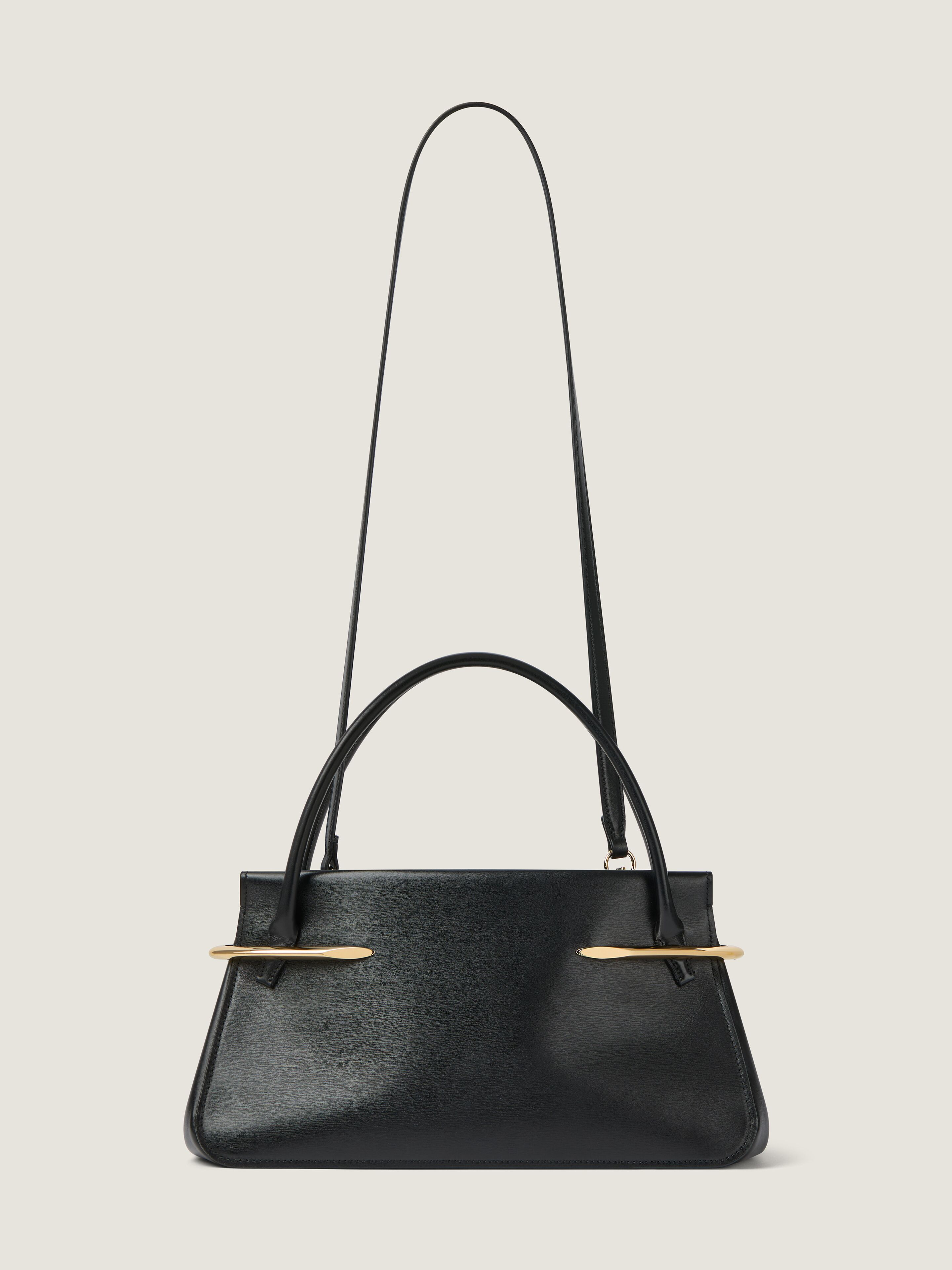 MEDIUM PINCH BAG IN LEATHER - 4