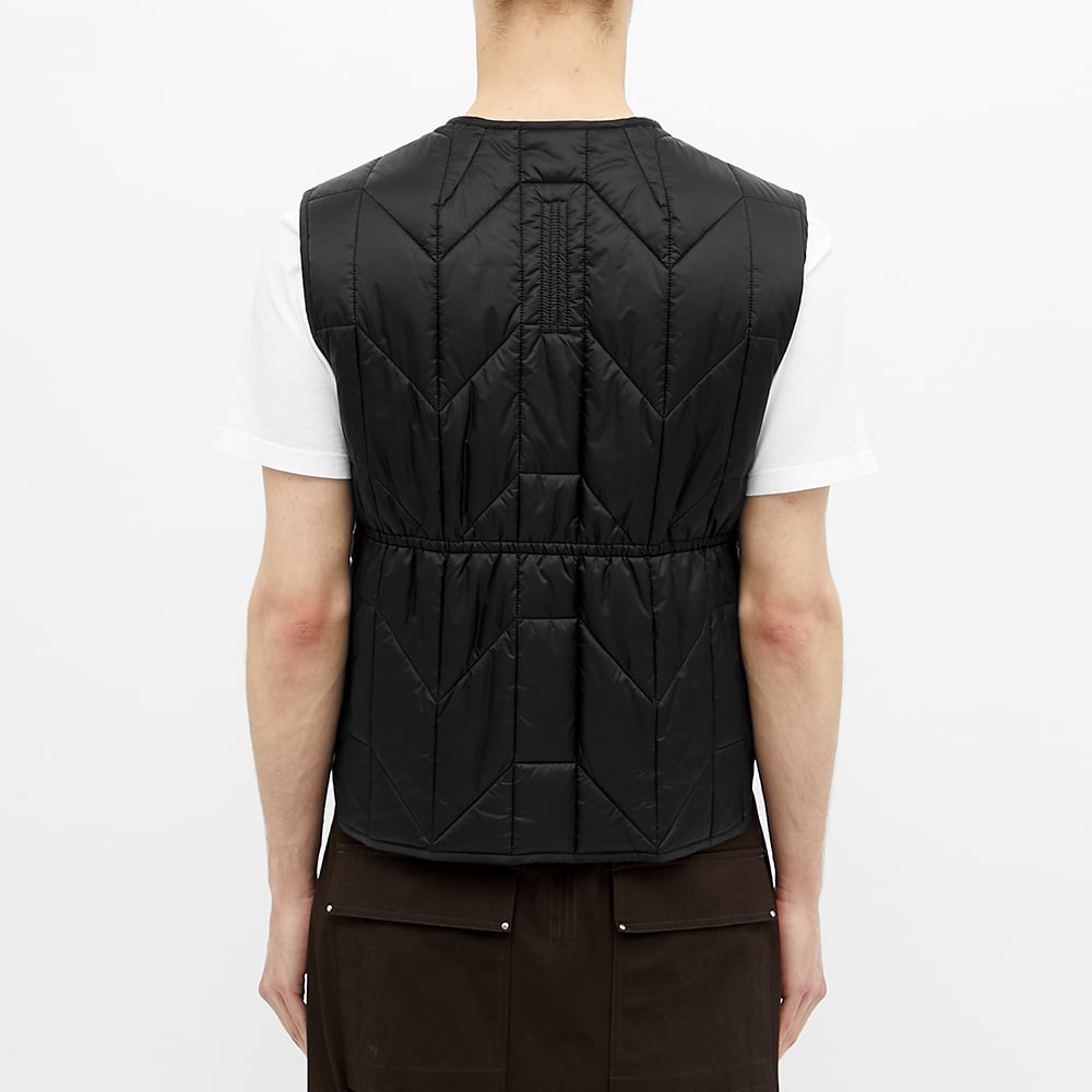 Rick Owens Quilted Snap Front Vest - 5