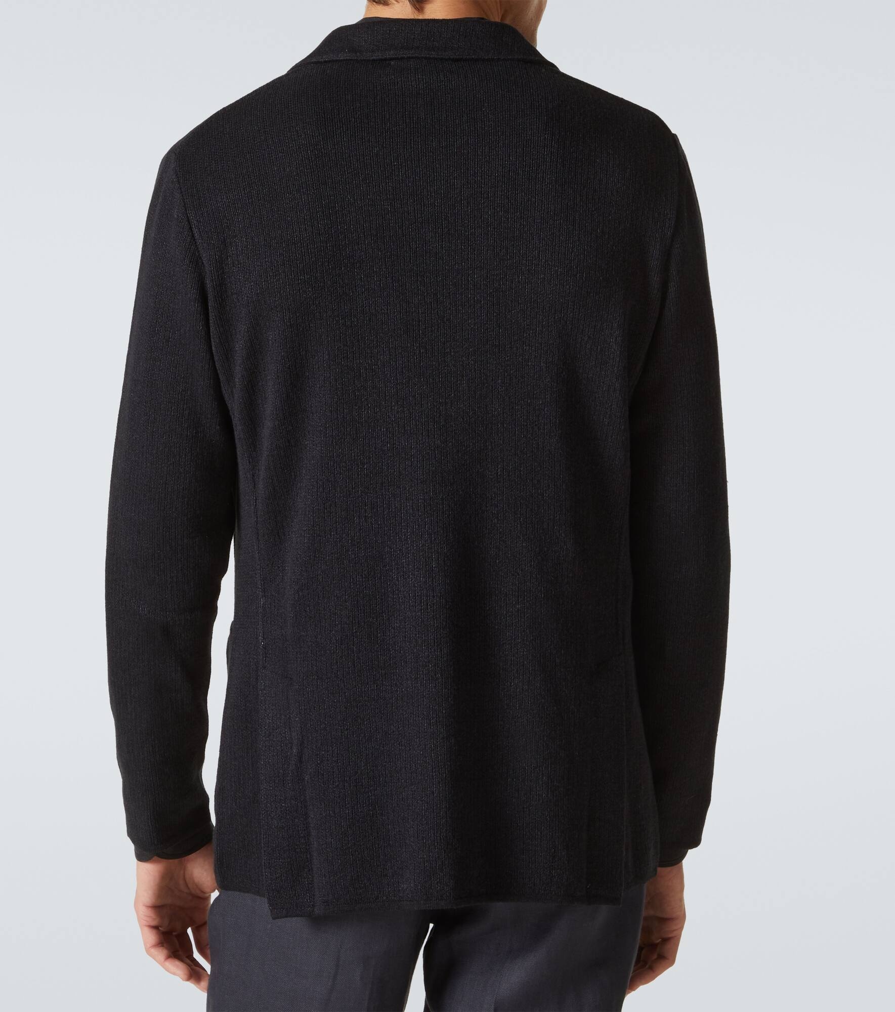 Linen and cotton blazer - 4