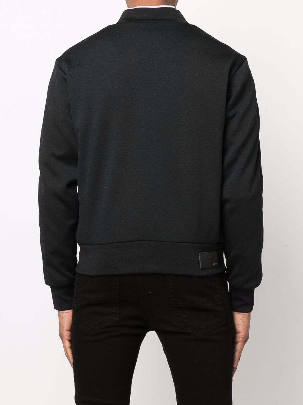 piped-trim bomber jacket - 4