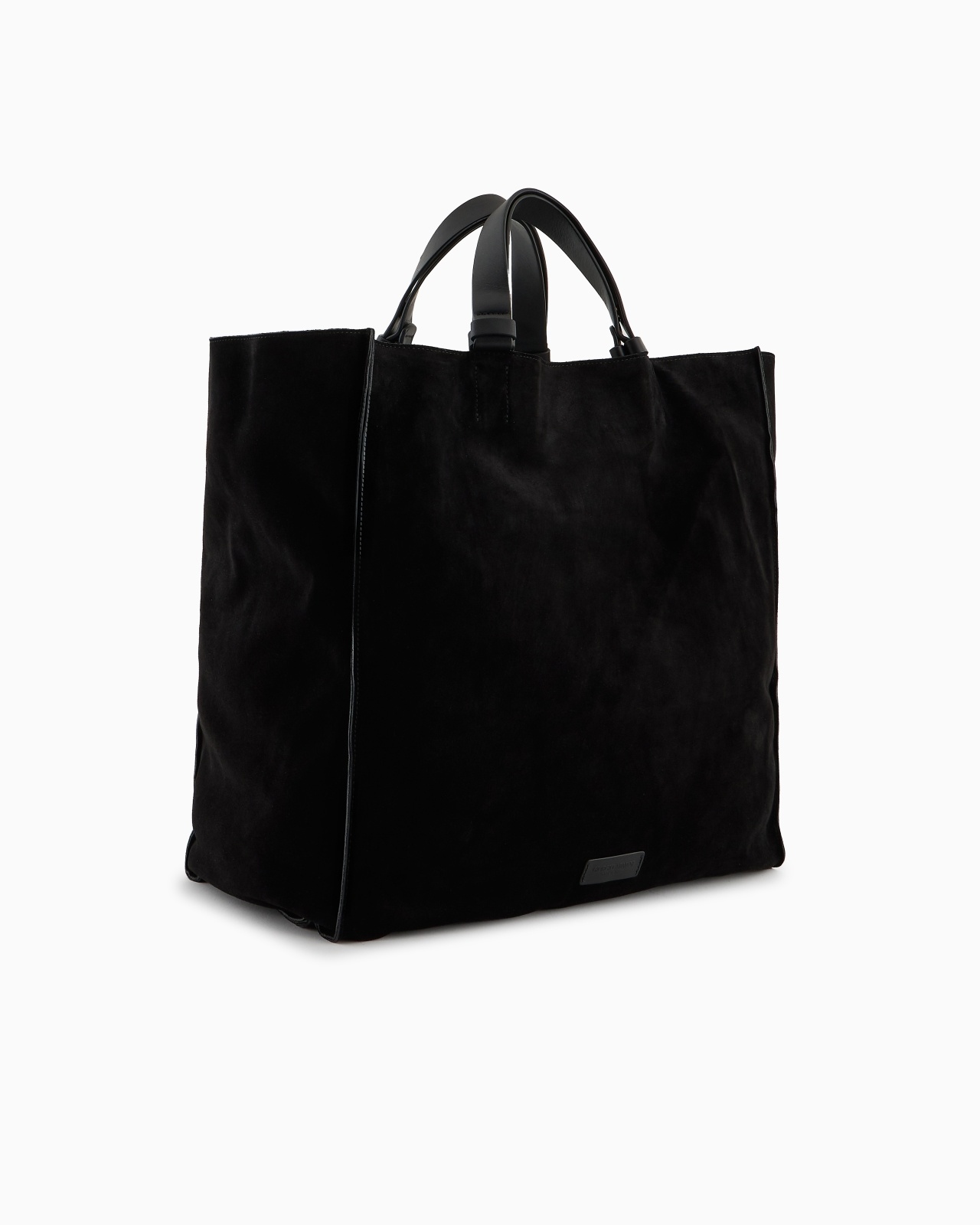 SUEDE AND LEATHER SHOPPER - 2