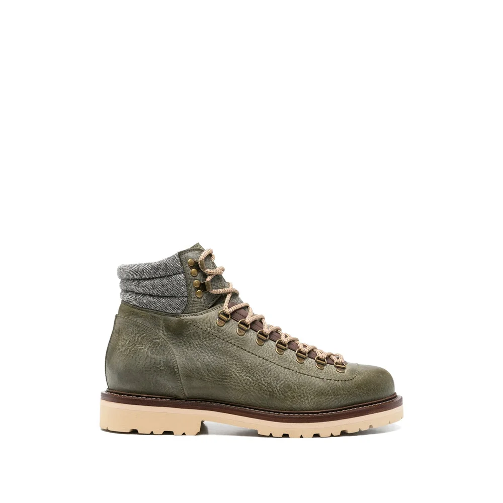 Brunello Cucinelli Green Trainers Men - 1