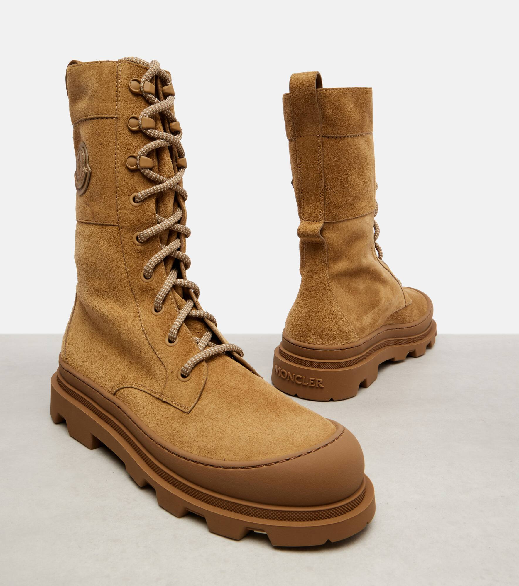 Vera suede combat boots - 5