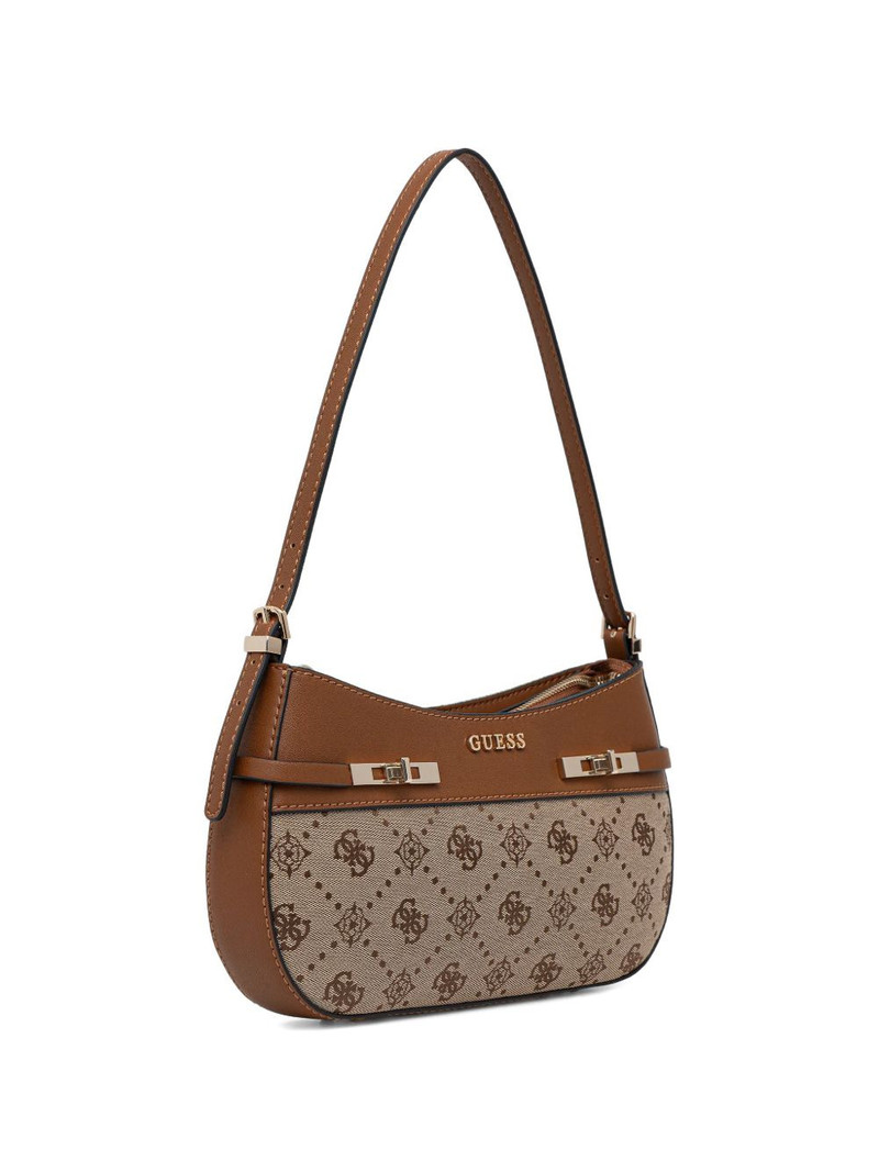 GUESS USA monogram turn-lock shoulder bag outlook