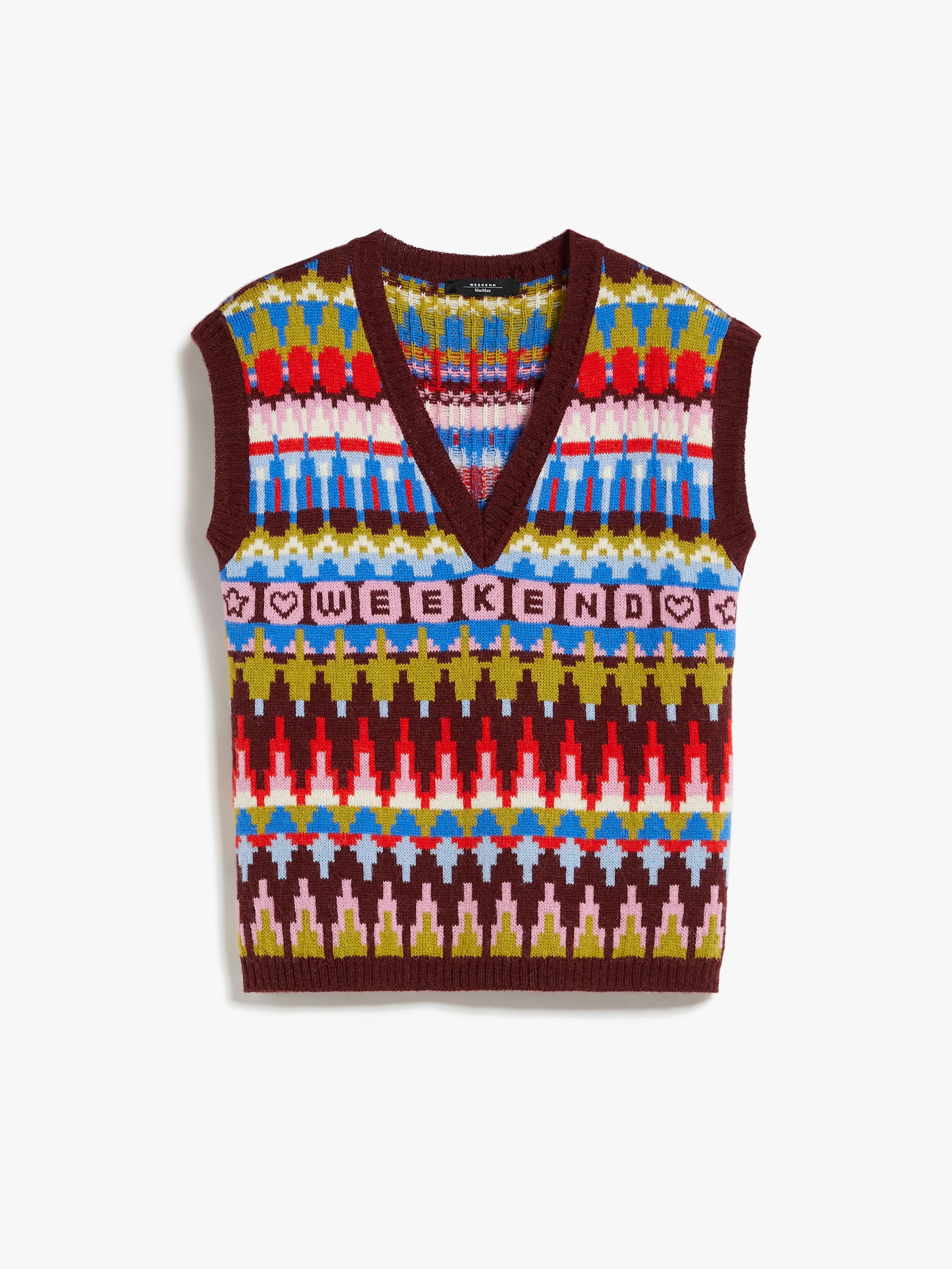 ALIGI Jacquard knitted vest - 1