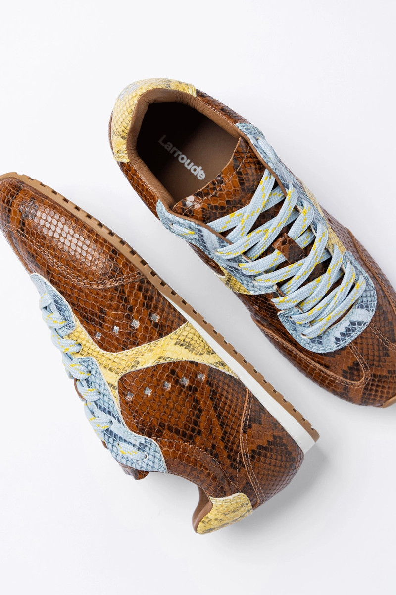 Stella Sneaker Oud Python Leather 3