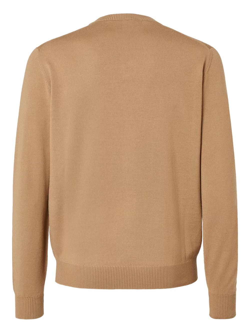 embossed-logo wool sweater - 2