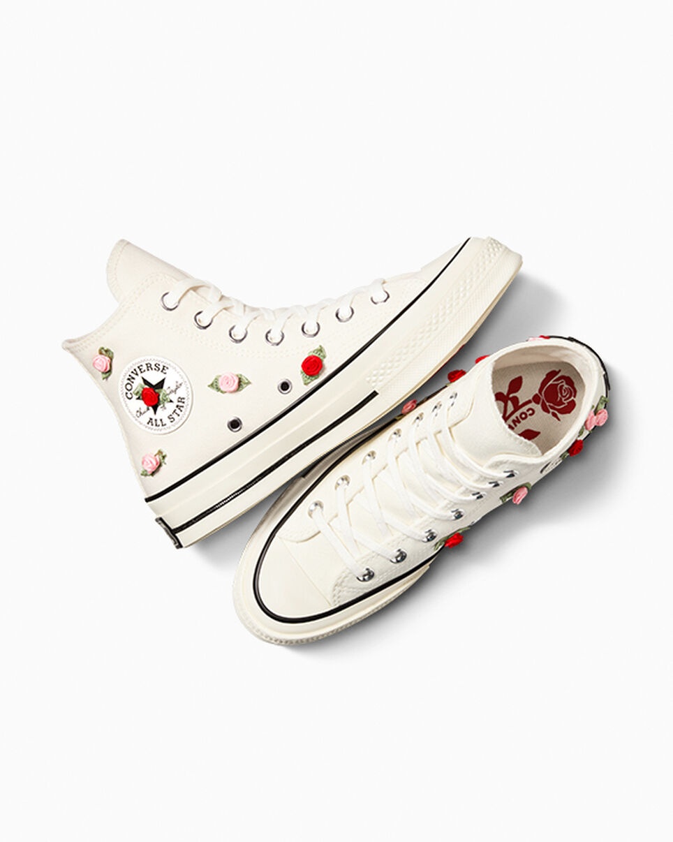A♡Ｒ Converse Chuck 70 Sketch Black & Red High Top Shoes