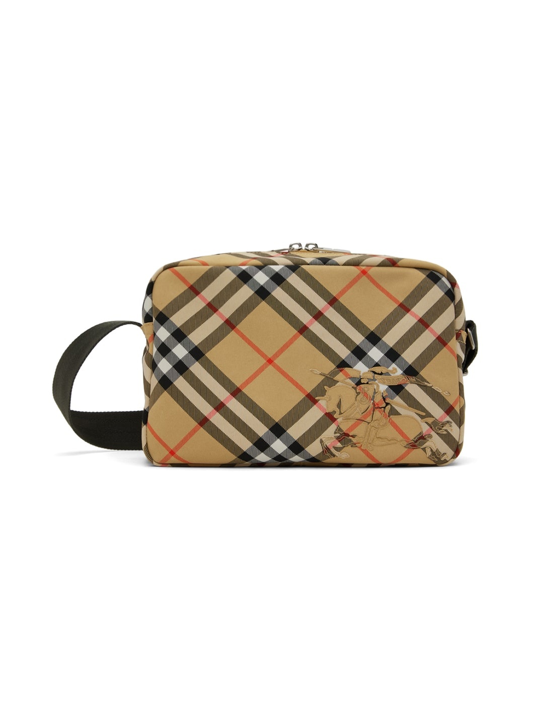 ショルダーバッグ BURBERRY 'Check' crossbody bag Beige Burberry Beige Check Crossbody Bag | ssense | REVERSIBLE