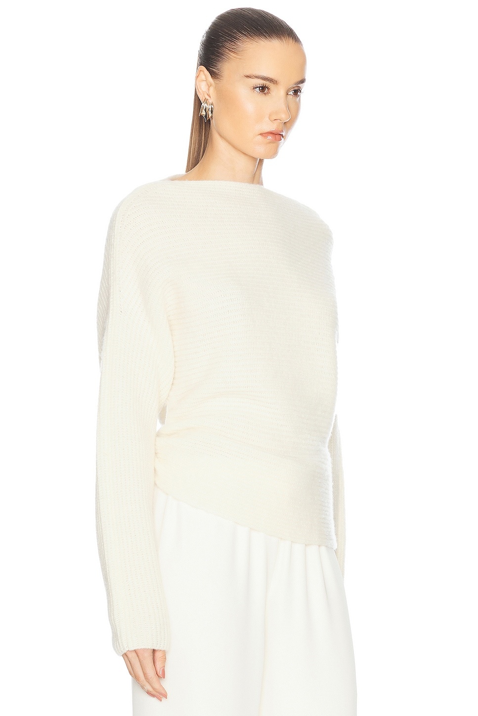 Cashmere Asymmetric Sweater - 2