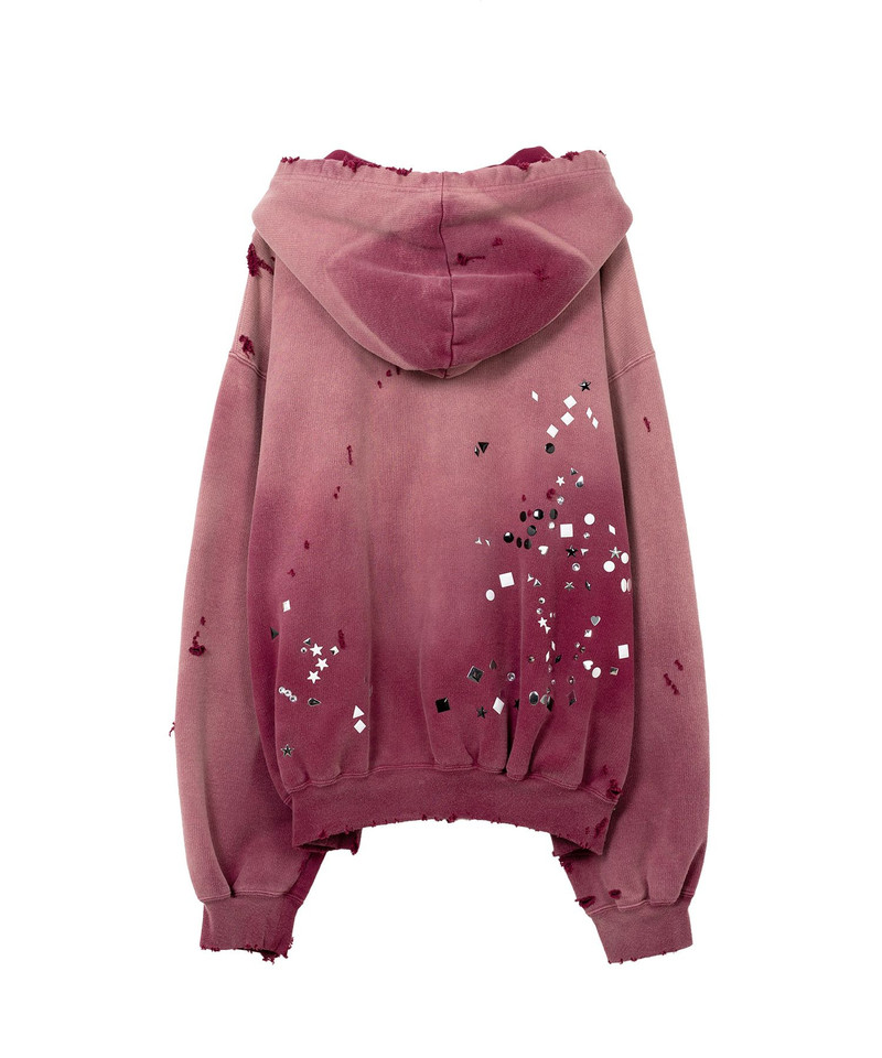 Sun Faded Like Embellished Zip-up Hoodie 30